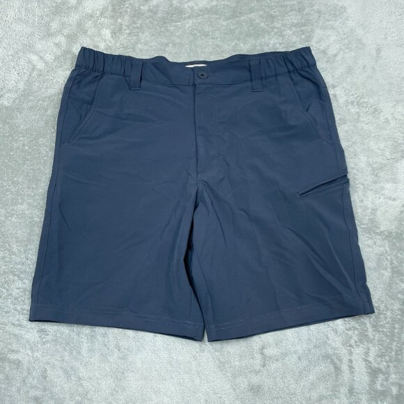 Weatherproof Vintage Navy Mens Shorts Size 34 Quick Dry Stretch a1150 - Picture 1 of 6